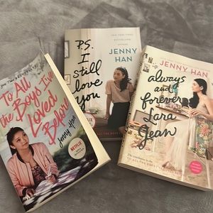 Books 1-3 To all the Boys series by Jenny Han